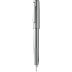 Lamy Fountain Pen - Aion Brushed Aluminium, Olive Silver, Extra Fine | L77OSEF
