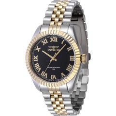 Invicta Women's Watch - Specialty Black Dial Two Tone Steel Bracelet Quartz | 47413