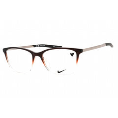 Nike Women's Eyeglasses - Brown Basalt/Clear Fade Cat Eye Frame | NIKE 7284 203