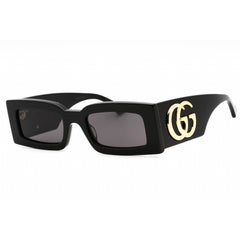Gucci Women's Sunglasses - Black Acetate Full Rim Rectangular Frame | GG1425S 001