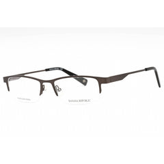Banana Republic Men's Eyeglasses - Matte Grey Metal Half Rim Frame | BR 102 0FRE 00