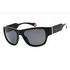 Polaroid Core Unisex Sunglasses - Black Plastic Rectangular Frame | PLD 6197/S 0807 M9
