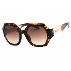 Chopard Women's Sunglasses - Shiny Havana Acetate Geometric Shape Frame | SCH362M 0722