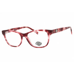 Harley Davidson Women's Eyeglasses - Bordeaux/Other Acetate Cat Eye Frame | HD0574 071