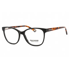 Skechers Women's Eyeglasses - Shiny Black/Tortoise Plastic Cat Eye Frame | SE2211 001