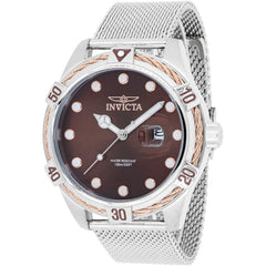 Invicta Men's Watch - Bolt Quartz Brown Dial Stainless Steel Mesh Bracelet | 43554