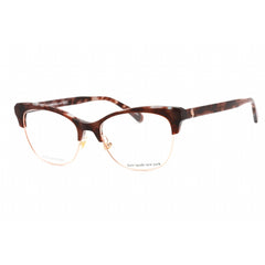 Kate Spade Women's Eyeglasses - Blue Havana Cat Eye Plastic Frame | MURIEL/G 0JBW 00