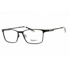 Pepe Jeans Women's Eyeglasses - Black Metal Rectangular Full Rim Frame | PJ1298 C1