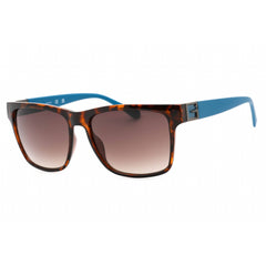 Guess Women's Sunglasses - Dark Havana Rectangular Full Rim Frame | GU00004 52F