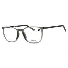 Flexon Men's Eyeglasses - Shiny Grey Acetate Rectangular Frame | FLEXON EP8013 023