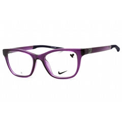 Nike Women's Eyeglasses - Disco Purple Injected Propionate Cat Eye | NIKE 7154 524