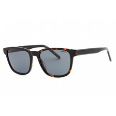 Hugo Men's Sunglasses - Havana Red Plastic Rectangular Full Rim | HG 1243/S 0O63 IR