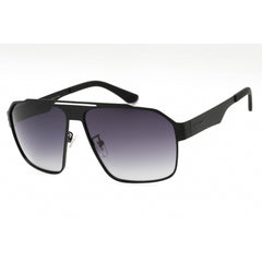 Police Men's Sunglasses - Shiny Black Metal Pilot Shape Full Rim Frame | SPLL08 530P