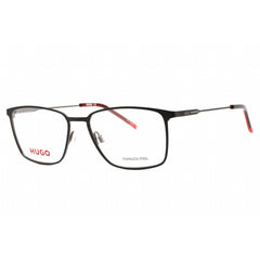 Hugo Men's Eyeglasses - Matte Black On Dark Ruthenium Silver Frame | HG 1181 0RZZ 00