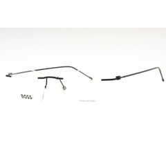 Hugo Boss Men's Eyeglasses - Matte Black Metal Rectangular Frame | BOSS 1421 0003 00
