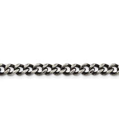 Stainless Steel 6.70mm Antiqued Curb Chain | SRN1610