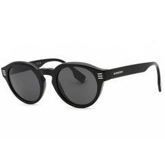 Burberry Men's Sunglasses - Black Plastic Round Shape Full Rim Frame | 0BE4404 300187