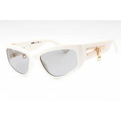 Moschino Women's Sunglasses - Ivory Plastic Cat Eye Full Rim Frame | MOS158/S 0SZJ IR