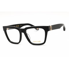 Roberto Cavalli Women's Eyeglasses - Black Acetate Square Full Rim | VRC026M 0700