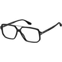Marc Jacobs Men's Eyeglasses - Black Ruthenium Geometric Shape Frame | MARC 417 284