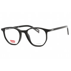 Levi's Unisex Eyeglasses - Black Plastic Round Shape Full Rim Frame | LV 1002 807 00