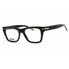 Hugo Boss Women's Eyeglasses - Havana Plastic Square Shape Frame | BOSS 1522 0086 00
