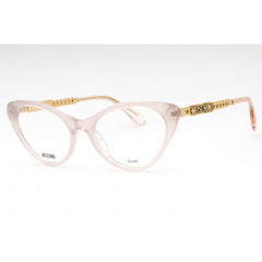 Moschino Women's Eyeglasses - Nude Acetate Cat Eye Shape Full Rim Frame | MOS626 FWM