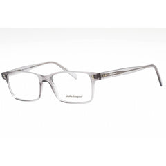 Salvatore Ferragamo Men's Eyeglasses - Transparent Grey Rectangular Frame | SF2914 020