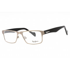Pepe Jeans Men's Eyeglasses - Gunmetal Metal Rectangular Full Rim Frame | PJ1134 C2