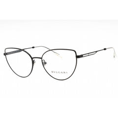 Bvlgari Women's Eyeglasses - Black Metal Full Rim Cat Eye Shape Frame | 0BV2241 2066
