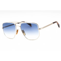 David Beckham Men's Sunglasses - Palladium Aviator Full Rim Frame | DB 7001/S 0010 08