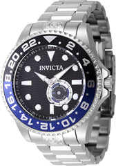 Invicta Men's Watch - Pro Diver Automatic Black and Silver Dial Steel Bracelet | 47295