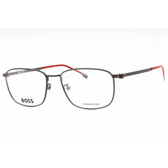 Hugo Boss Men's Eyeglasses - Dark Ruthenium Rectangular Frame | BOSS 1362/F 0KJ1 00