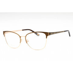 Emozioni Women's Eyeglasses - Brown Gold Cat Eye Full Rim Frame | EM 4414 0FG4 00
