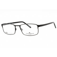 Chesterfield Men's Eyeglasses - Matte Black Metal Rectangular Frame | CH 85XL 0003 00