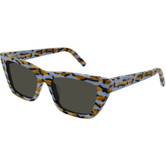 Saint Laurent Women's Sunglasses - Violet Acetate Frame Grey Lens | SL276MICA 035