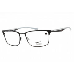 Nike Men's Eyeglasses - Satin Black/Wolf Grey Metal Rectangular Frame | NIKE 4314 002