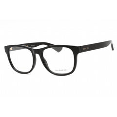 Gucci Men's Eyeglasses - Black Injected Propionate Square Full Rim Frame | GG1344O 005