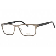 Elasta Men's Eyeglasses - Matte Dark Ruthenium Metal Full Rim Frame | E 3128 0R80 00