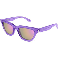Saint Laurent Women's Sunglasses - Violet Acetate Frame Pink Lens | SL462SULPICE 014