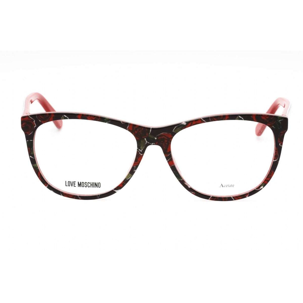 Moschino Love EYEGLASSES MOL599-UYY-51 New with case Love Moschino MOL599 - UYY Black Pattern Red | Eyeglasses Woman main image 3