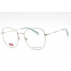 Levi's Women's Eyeglasses - Green Cat Eye Full Rim Metal Frame | LV 5023 01ED 00