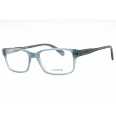 Guess Men's Eyeglasses - Grey Plastic Rectangular Shape Full Rim Frame | GU1906 020
