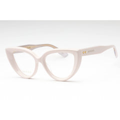 Gucci Women's Eyeglasses - Ivory Plastic Cat Eye Shape Full Rim Frame | GG1530O 004