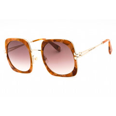 Marc Jacobs Women's Sunglasses - Brown Marble Metal Square Frame | MJ 1101/S 003Y HA