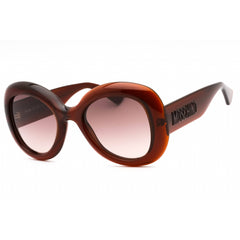 Moschino Women's Sunglasses - Brown Plastic Full Rim Butterfly | MOS162/S 009Q HA