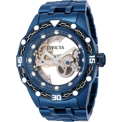 Invicta Men's Watch - Bolt Automatic Ghost Bridge Dial Blue Steel Bracelet | 44027