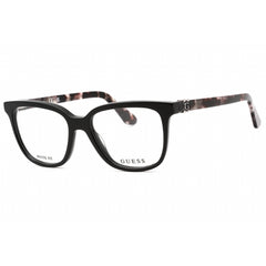 Guess Women's Eyeglasses - Black/Other Acetate Square Full Rim Frame | GU2937 005