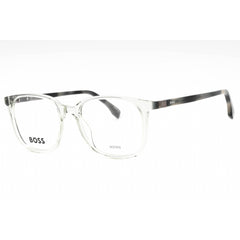 Hugo Boss Men's Eyeglasses - Green Havana Grey Plastic Square | BOSS 1494 0676 00