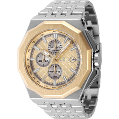 Invicta Men's Watch - Akula Chronograph Gold and Silver Tone Dial Bracelet | 47393